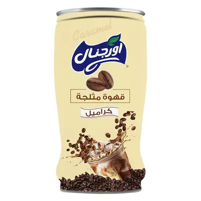 اورجنال قهوة مثلجة نكهة كراميل 240مل*24قطعة